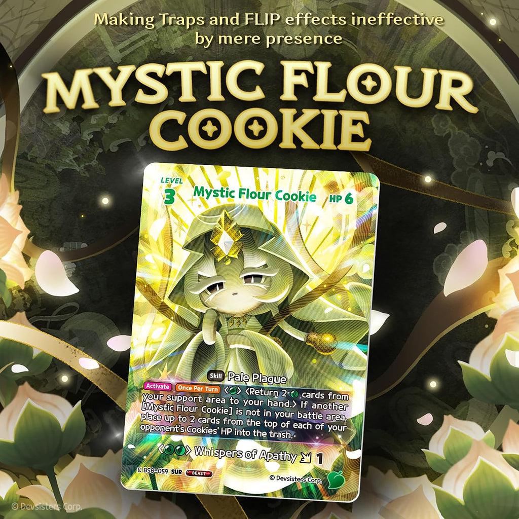 CookieRun TCG: A Game of Truth & Deceit - 4 Booster Pack Bundle - Braverse Trading Card Game, Strategy Play & Battle