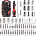 Magnetic Ratcheting Wrench and Electronics Precision Screwdriver Tool Set, 73-Piece, with Carry Case for Household
