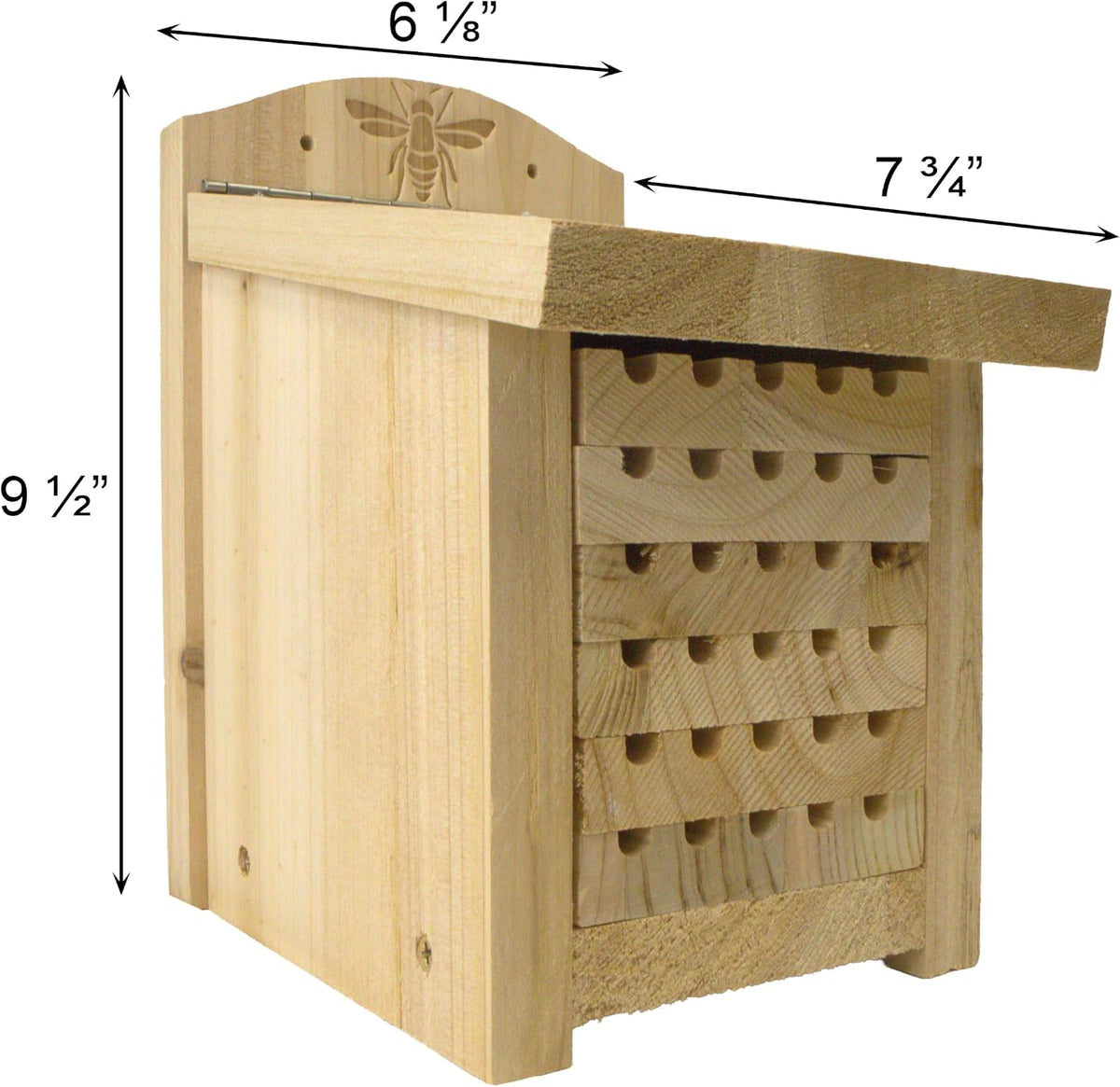 Products Woodlink Heavy Duty Cedar Mason Bee Houses, Small, Pack of 3
