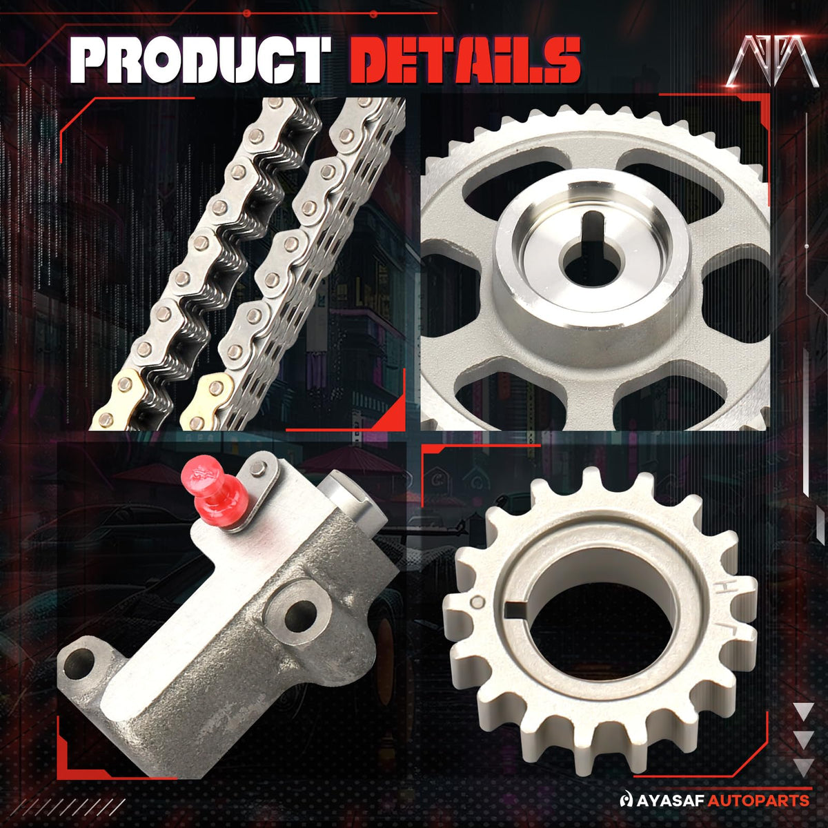 MAYASAF Engine Timing Chain Kit Sets