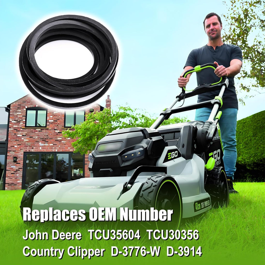 60 Inch Lawn Mower Deck Belt Replacement for John Deere TCU35604, TCU30356, Z915B, Z915E, Z930R, Z920M, Z930M, Z950M