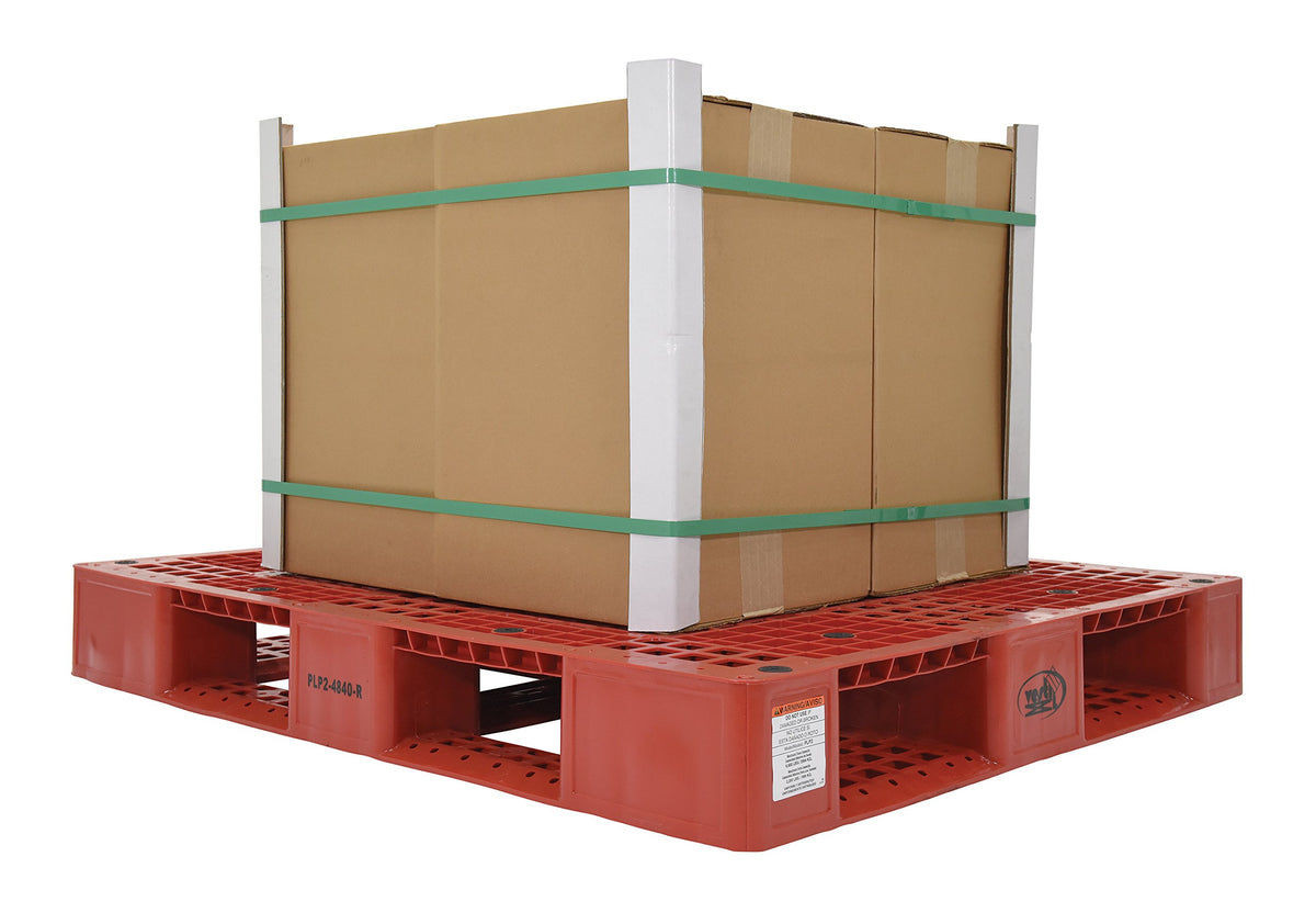 PLP2-4840-RED High Density Polyethylene Pallet, Red