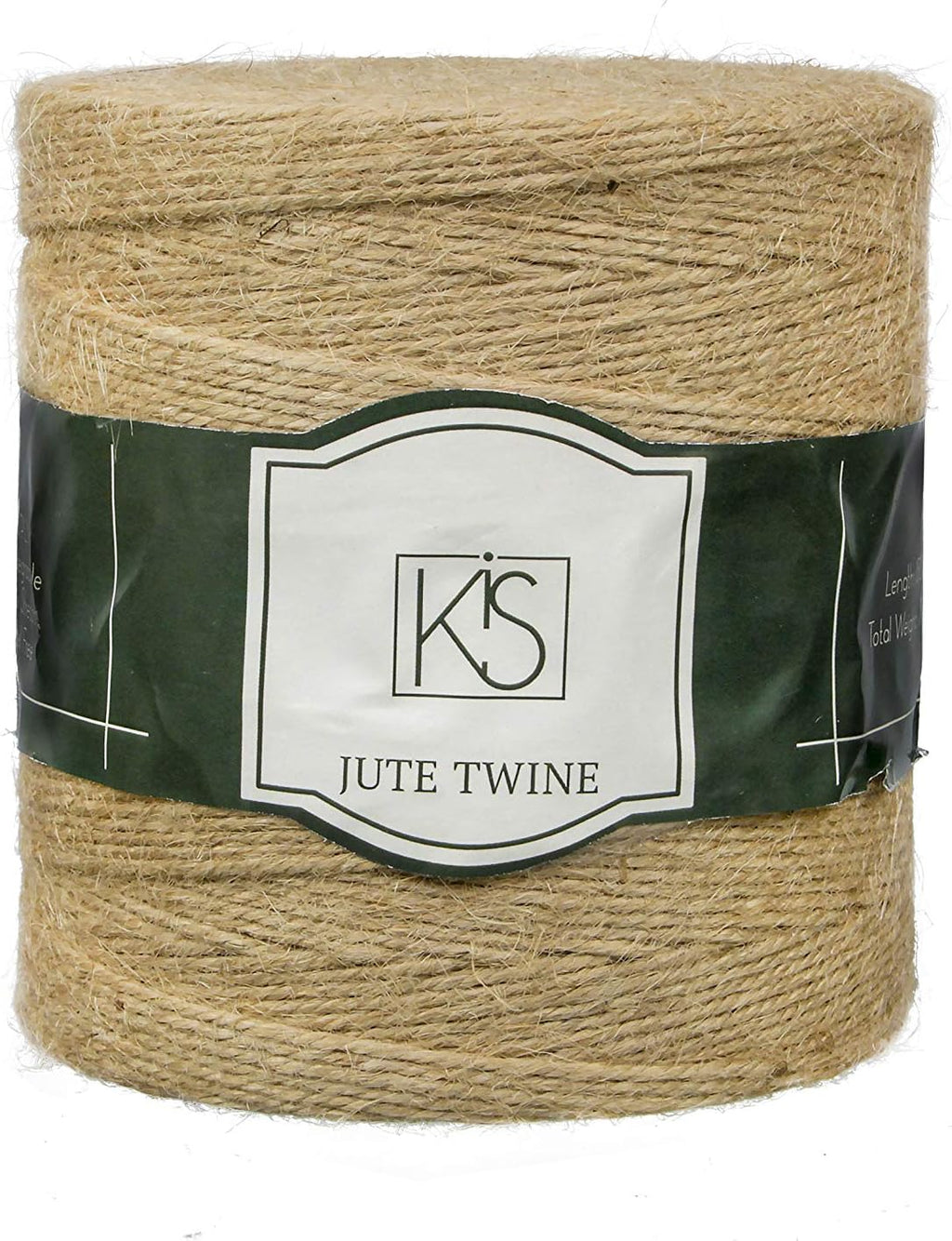 Premium Natural Jute Twine 1500 Feet 2mm - Smell Free 3 Strand, DIY Projects, Crafts, Decoration, Hobby, PET
