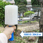 Plastics Industrial Mini Stretch Wrap Film Replacement 5" x 1000ft Roll, 80 Gauge for Moving, Packing Wrap Industrial