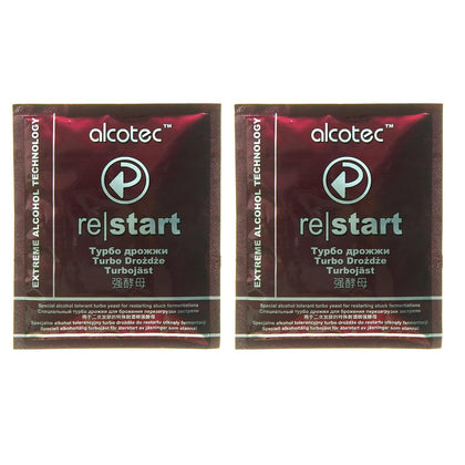 ReStart Turbo Yeast | Super Yeast Designed For Stuck Fermentation | Wine Yeast for Wine Making | (Pack of 2)