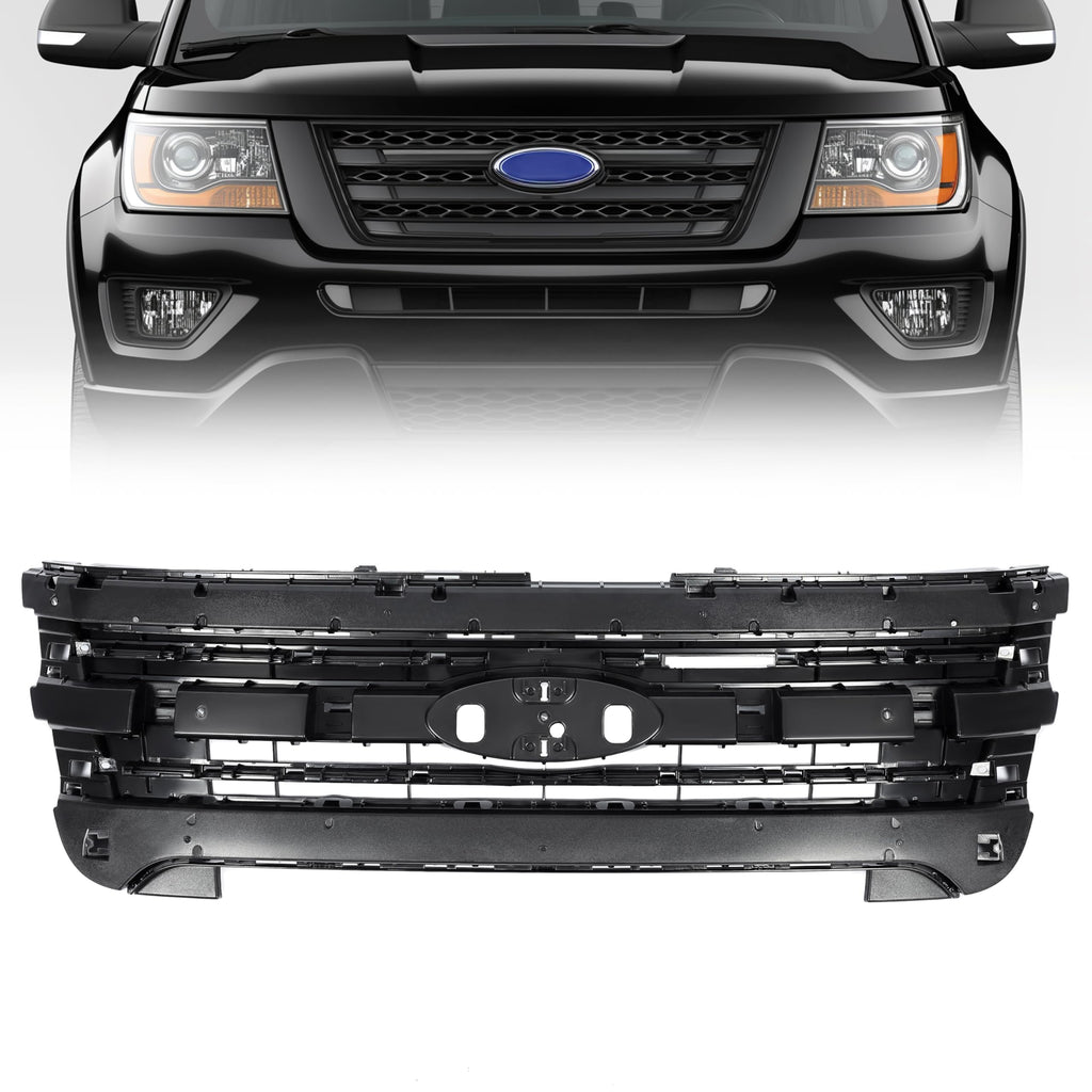 KUAFU Grille Shell Compatible with Explorer Police Interceptor Utility