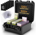 Top Loader Storage Box - Graded Card Case for PSA, BGS & CGC Slabs, Fits 3" x 4" 35PT Hard Sleeves - Includes 100 Top