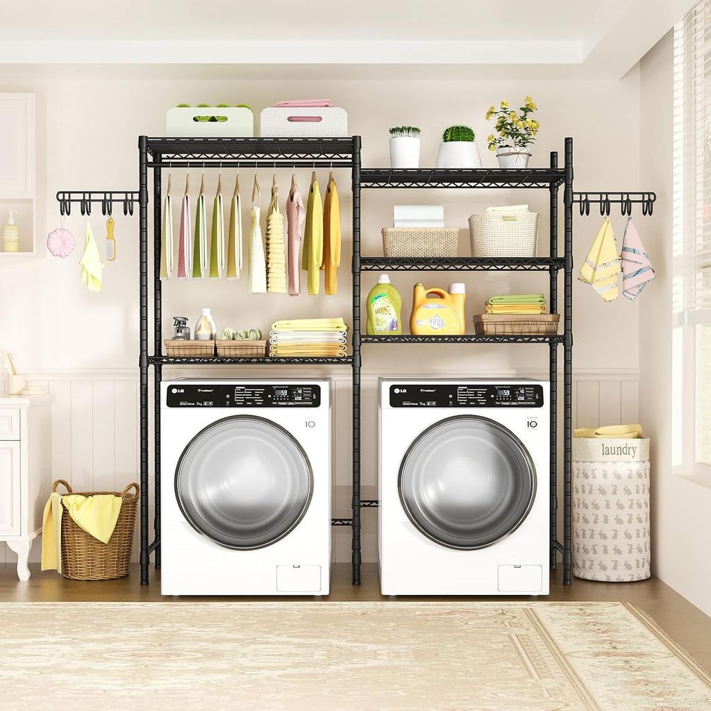 U5 Over the Washer and Dryer Storage Shelf, Laundry Room Space Saver