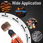AUPREX 10 Pcs Flap Wheel Sander Set with 1/4 Inch Hex Shank, 80 Grits Sanding Wheels for Drill, Die Grinder Sander Attachment for Removing Rust-2 Inch