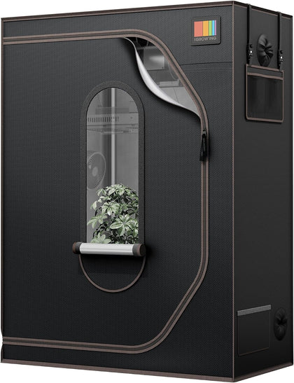 THE Growing 2x4 Grow Tent Frame & Cover Only, 48x24 Indoor Plant Grow Tent | 1000D heavy duty Mylar canvas, 16mm