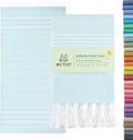 Turkish Beach Towel Oversized (38"x71") 100% Turkish Cotton, Made in Turkey - Sand Free, Extra Large, Ultra Soft