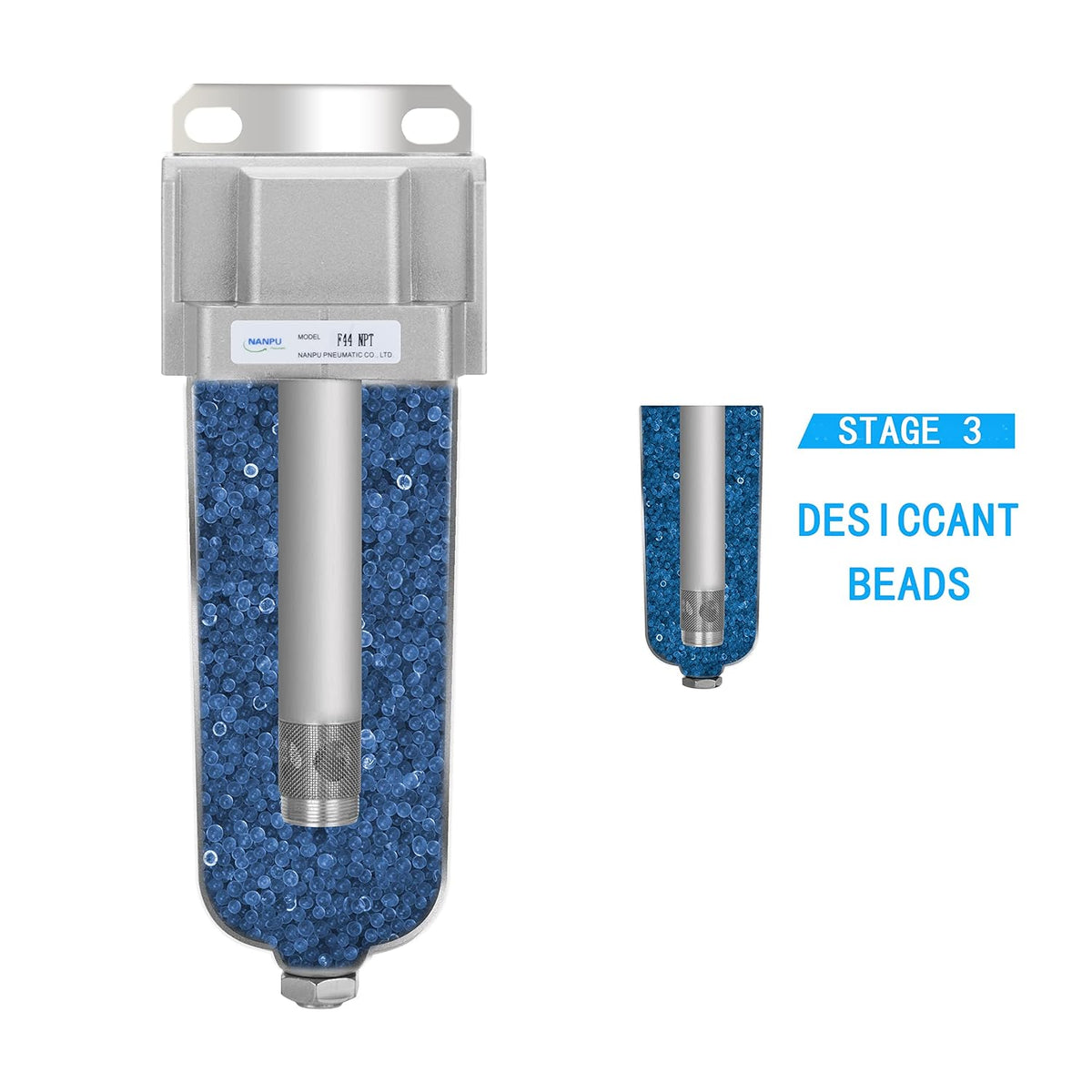 NANPU Industrial Grade Heavy Duty Compressed Air Desiccant Dryer