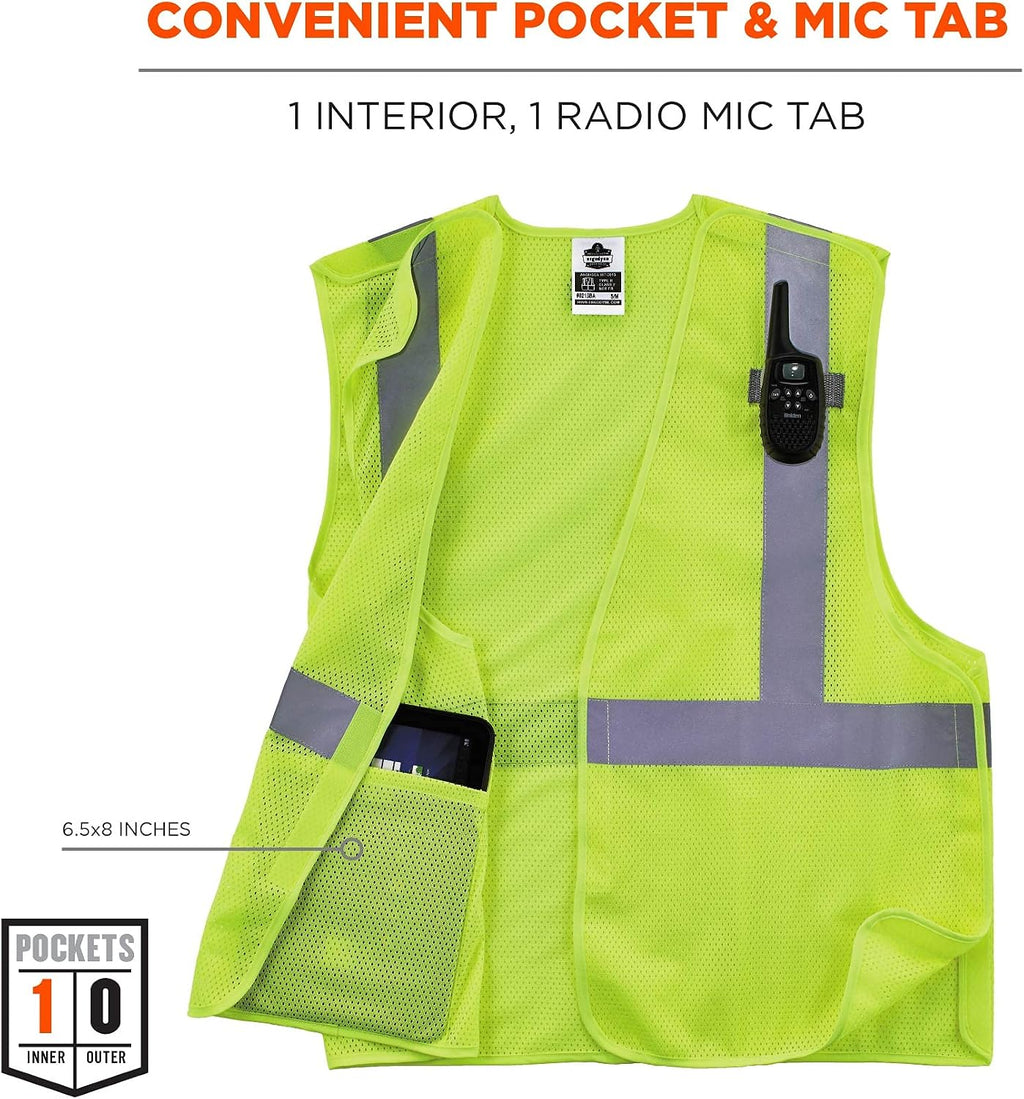 GloWear ANSI High Visibility Orange Breakaway Reflective Safety Vest