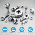 uxcell XM6+XML6 Joint Rod Ends Kit 3/8" Bore - 2 Pair (Left+Right, 4Pcs)