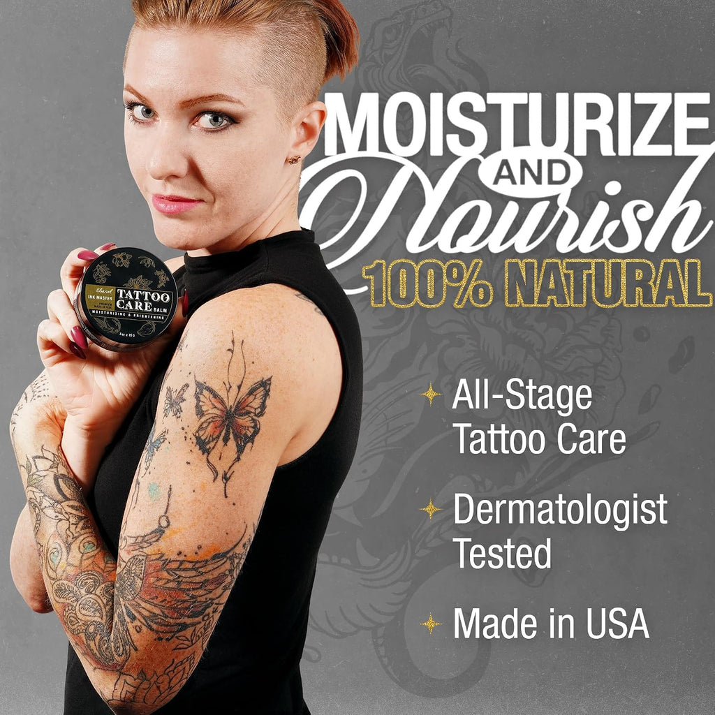 Tattoo Balm 3oz, Premium Tattoo Aftercare Cream Butter Ointment