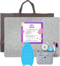 24x17 Inches Wool Pressing Mat for Quilting Ironing Pad Easy Press Wooly Felted Iron Board for Retains Heat, Great