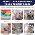 Bubble Roll Wrap 12" x 100', 2-Pack 5/16" Perforated Medium Cushioning