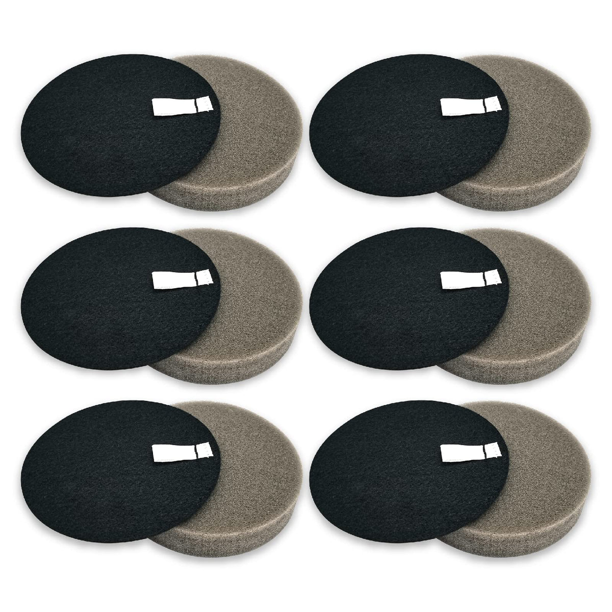 Kucbraly 6 Pack Filter Replacement Compatible with Bissell 3070, 3080