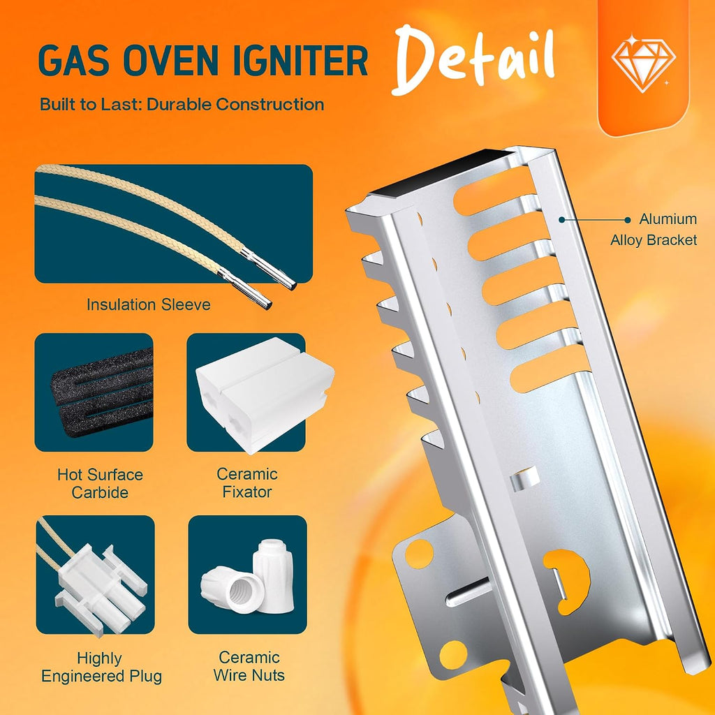 Upgraded DG94-00520A Igniter Replacement for Samsung Gas Oven