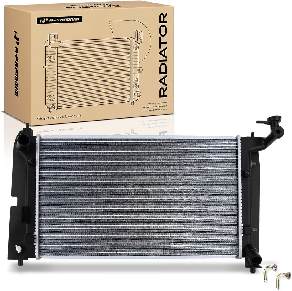 A-Premium Engine Coolant Radiator Assembly with Transmission Oil Cooler