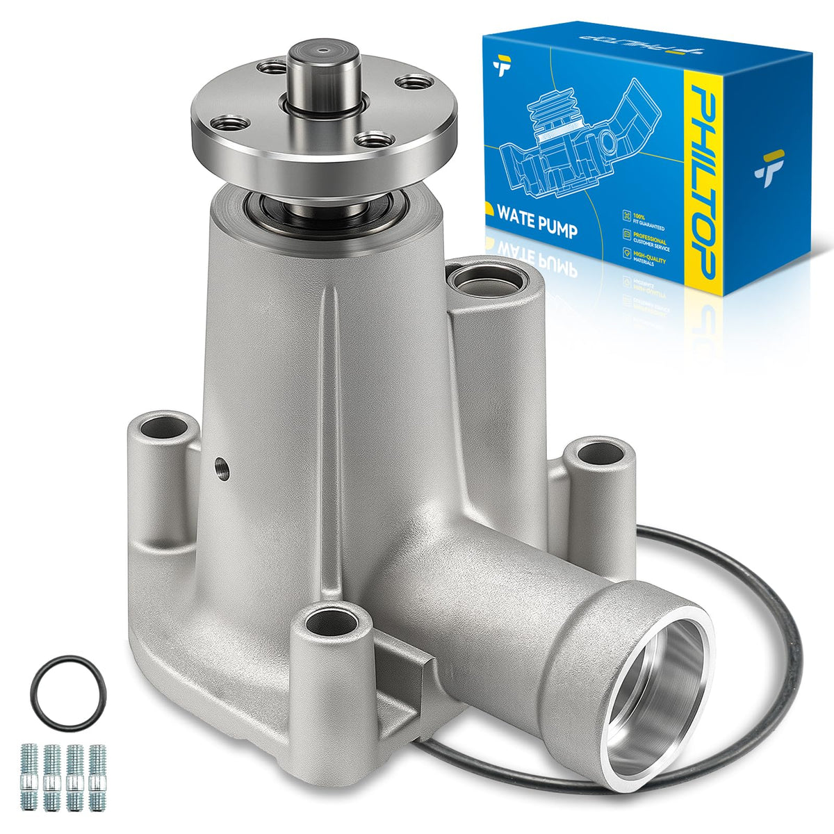 PHILTOP AW4093 Engine Water Pump with Gasket for Ford Ranger 1995-1997 2.3L