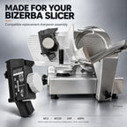 Meat Slicer Sharpener Assembly for Bizerba SE12, SE12D, GSP & GSPH