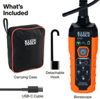 Klein Tools ET21 WiFi Borescope with Light, 5.5 mm 5-Foot Waterproof Snake