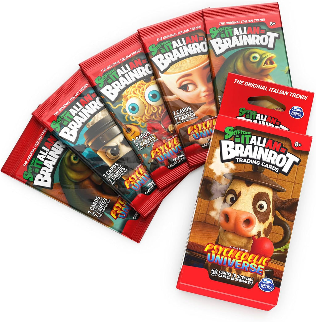 Trading Card Game 5-Pack Wave 1 Box | Psychedelic Universe, Includes 35 Cards Total, 5 Blind Booster Packs, Collect