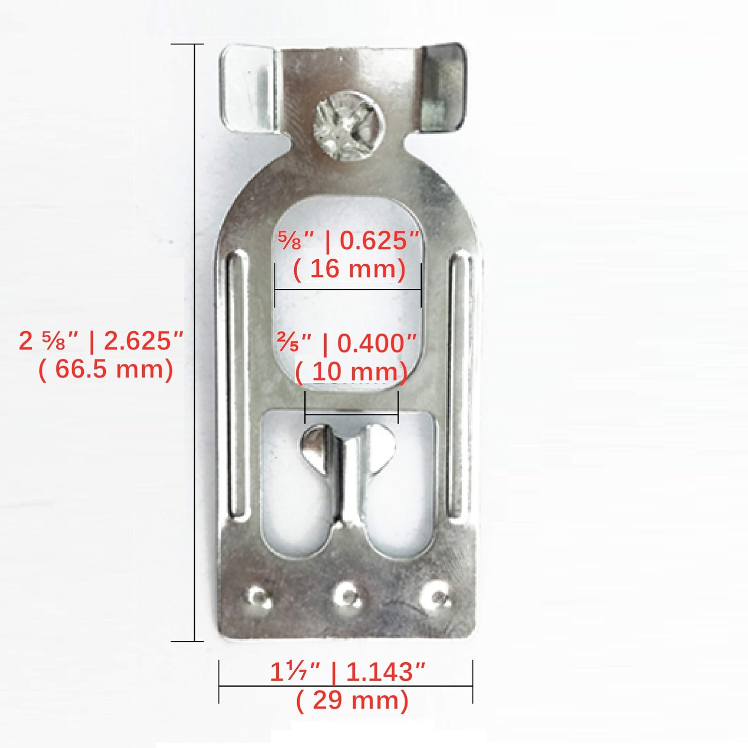 Teardrop Pallet Rack Safety Clip, Universal Cross Beam Locker for Steel King, Bulldog, SpaceRak New Style Racking