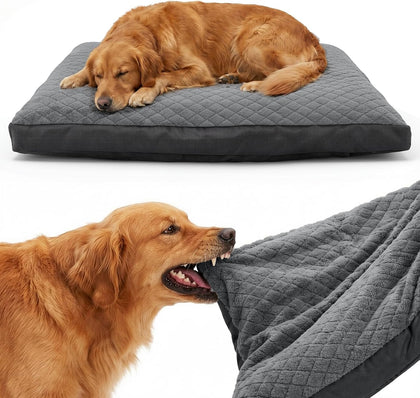 Indestructible Chew Proof Dog Beds for Large Sized Dogs, Durable Extra Large Dog Ded for Aggressive