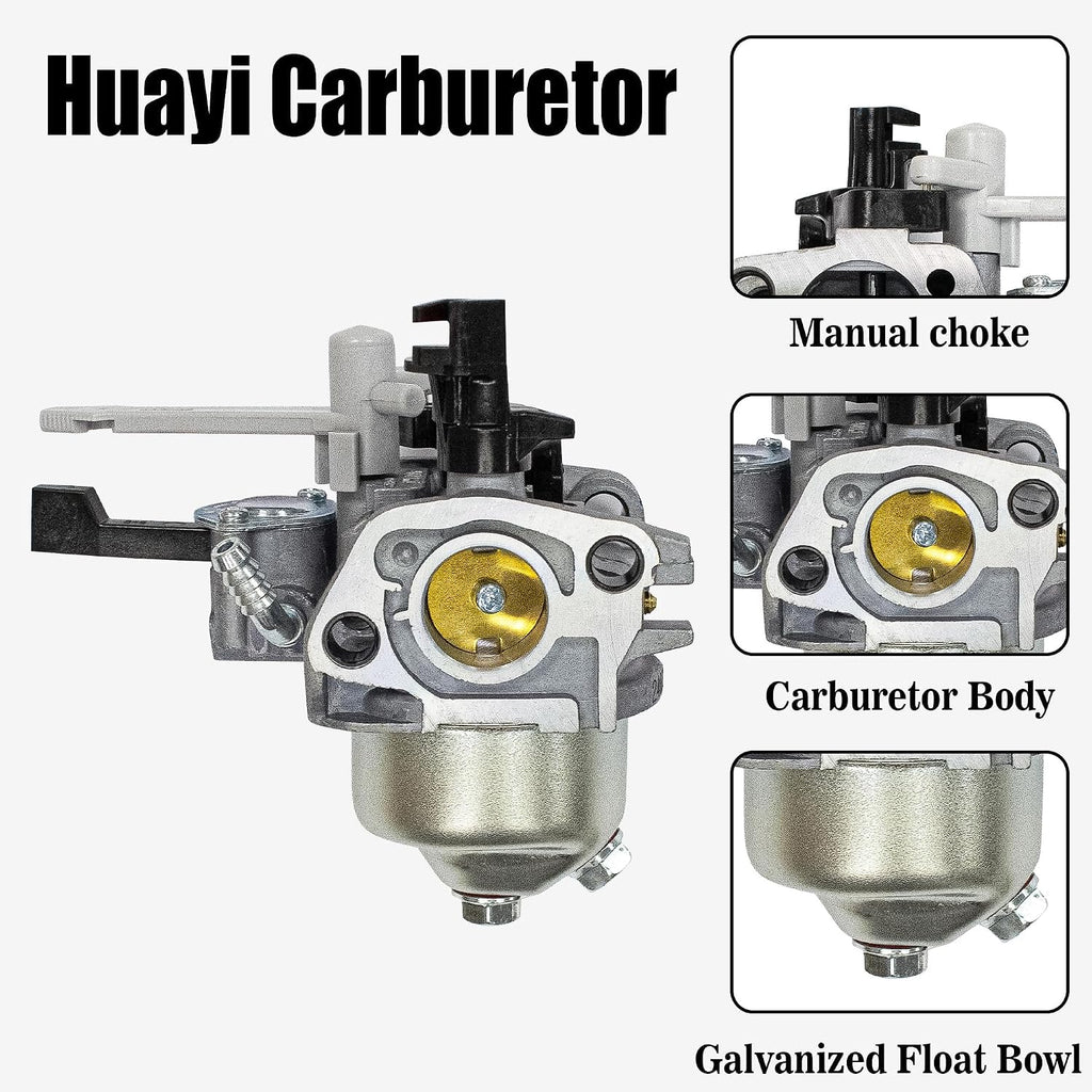 HUAYI Carburetor Fits Kohler SH265 6.5HP 3000 Series 196cc Engine