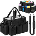 Cleaning Caddy Bag, Cleaning Supplies Organizer for Housekeepers, Housekeeping Caddy with Handle and Detachable