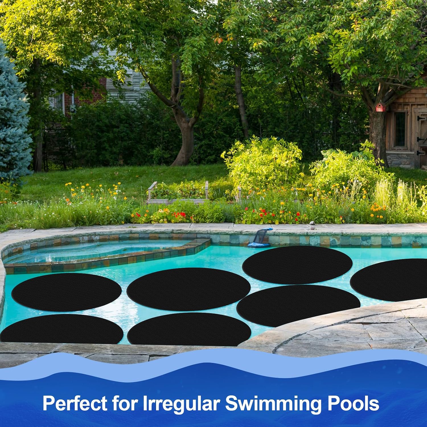 3 Pack Solar Pool Covers 6 Ft Round Pool Blankets for Heat Retention | Bubble Layer Design, 7.28 Mil Thickness