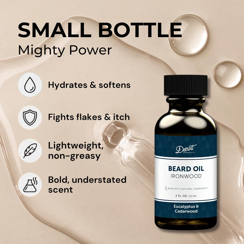 Beard Oil | Ironwood | Natural Formula, 2 oz