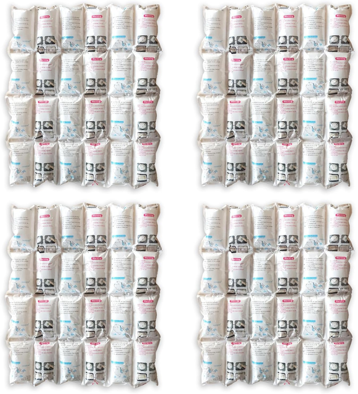 Dry Ice Packs for Shipping, 4 Sheets