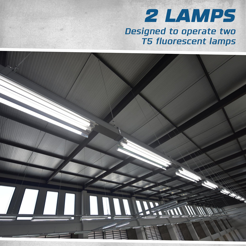 Replacement for Keystone KTEB-221PS-1-TP 2 Lamp T5 Electronic Fluorescent Ballast, 120V Program Start, Normal Ballast