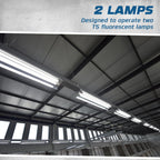 Replacement for Keystone KTEB-221PS-1-TP 2 Lamp T5 Electronic Fluorescent Ballast, 120V Program Start, Normal Ballast