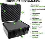 Tactical Hard Case WaterProof & Shock Proof With Custom Foam Insert