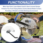 12" Miter Saw Safety Blade Guard for Ryobi Compound Miter Saws