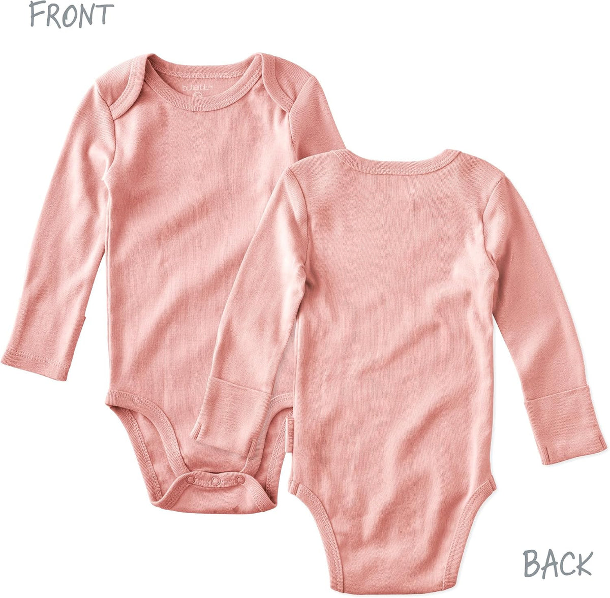 Blake 5-Pack Long Sleeve Bodysuits 100% Organic Cotton, Unisex