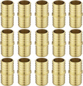 (15 Pack) Asterbacks 1 inch PEX Barb Crimp Coupling for PEX-A/B/C Pipe
