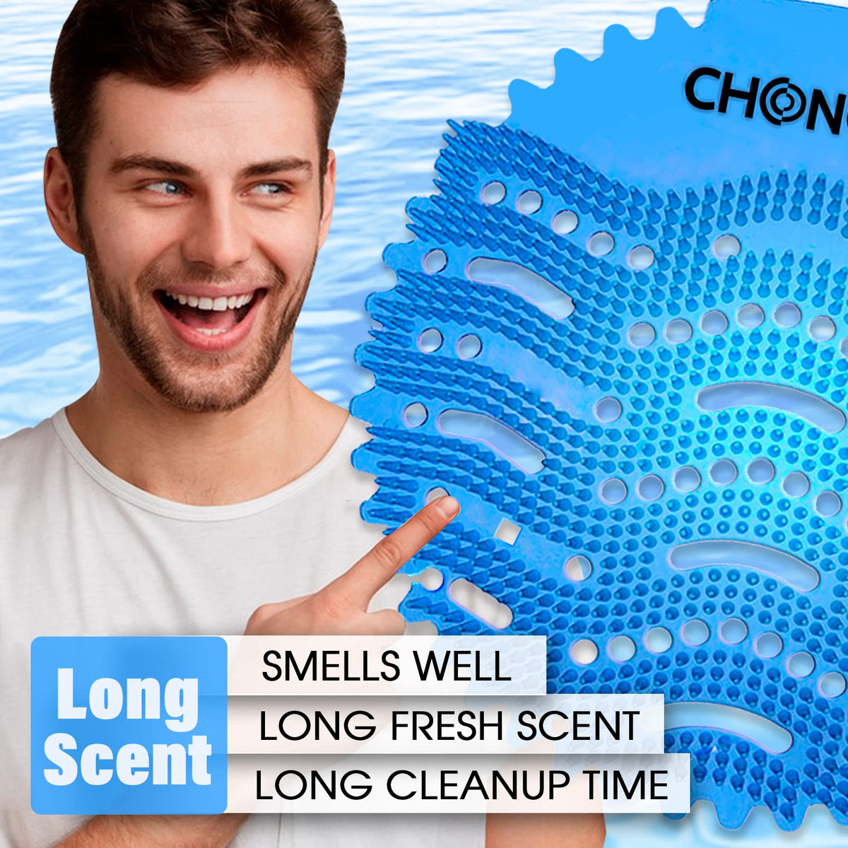 Urinal Screen Deodorizer, 24 Pack Urinal Cake Bulk with 3 Scents