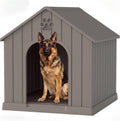 Large Dog House for Medium to Large Dogs – Sturdy Waterproof Doghouse for Indoor/Outdoor Use with Air Vents and