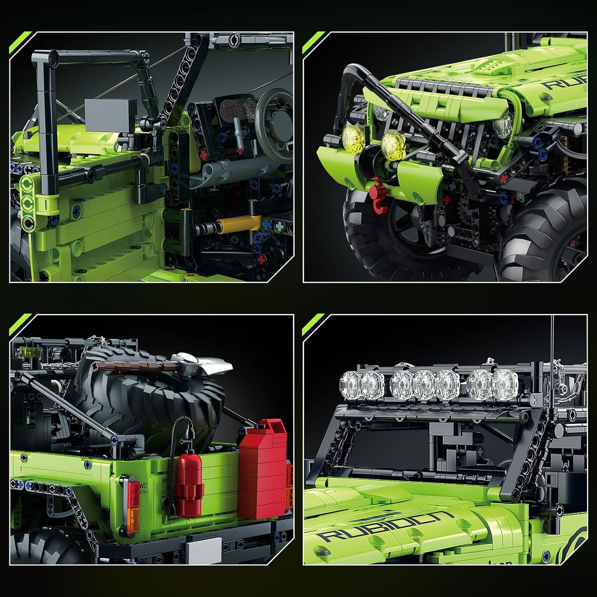 RC Off-Road Vehicle Build kit 1:8 Model Car Building Block Set