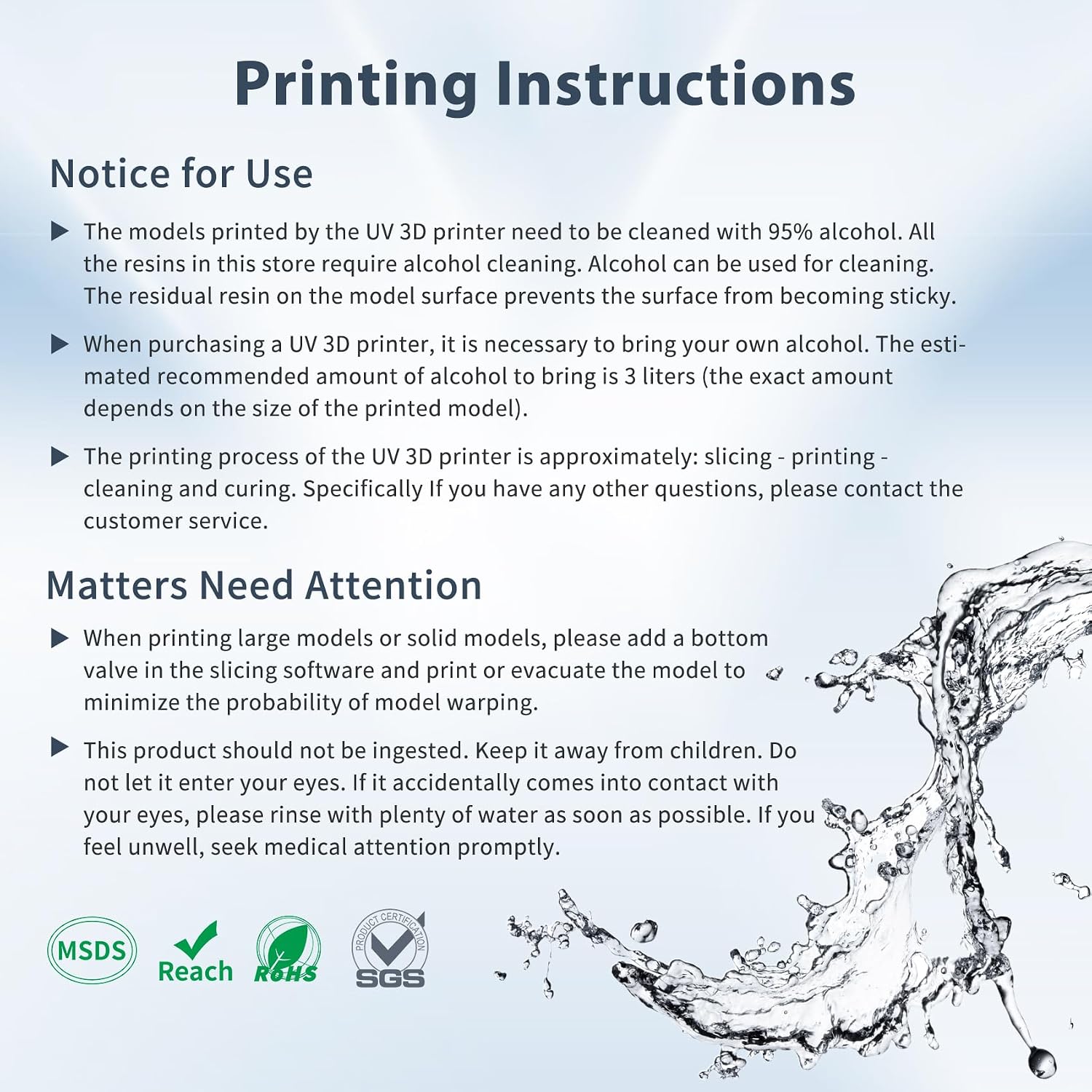 3D Printer Resin, 16K Upgraded Standard Photopolymer Resin, 405nm Fast UV-Curing Low Odor High Precision 3D Printing