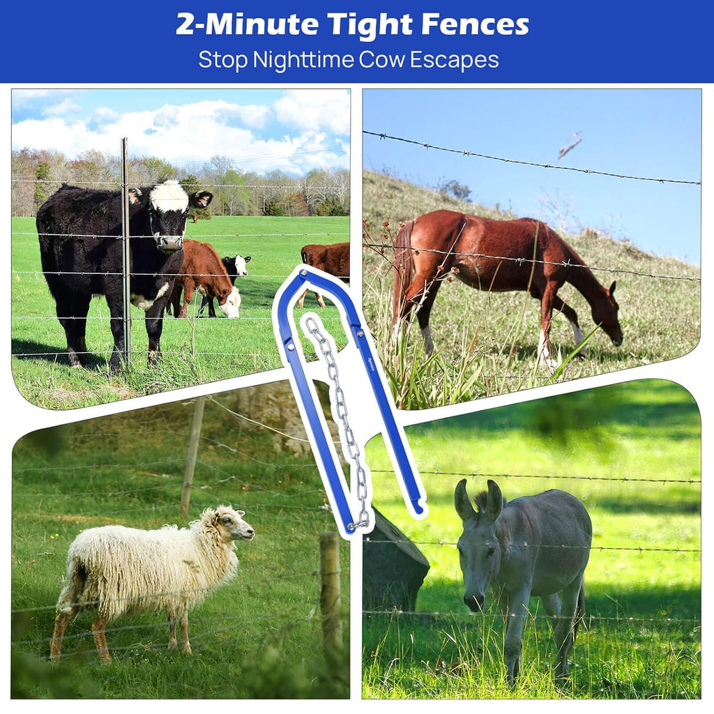 Fence Tightener, Heavy Duty Barbed Wire Fence Stretcher