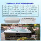 2 Pcs 72597 Spa Pillow Replacement for Hot Spring Highlife Series 2002-2007