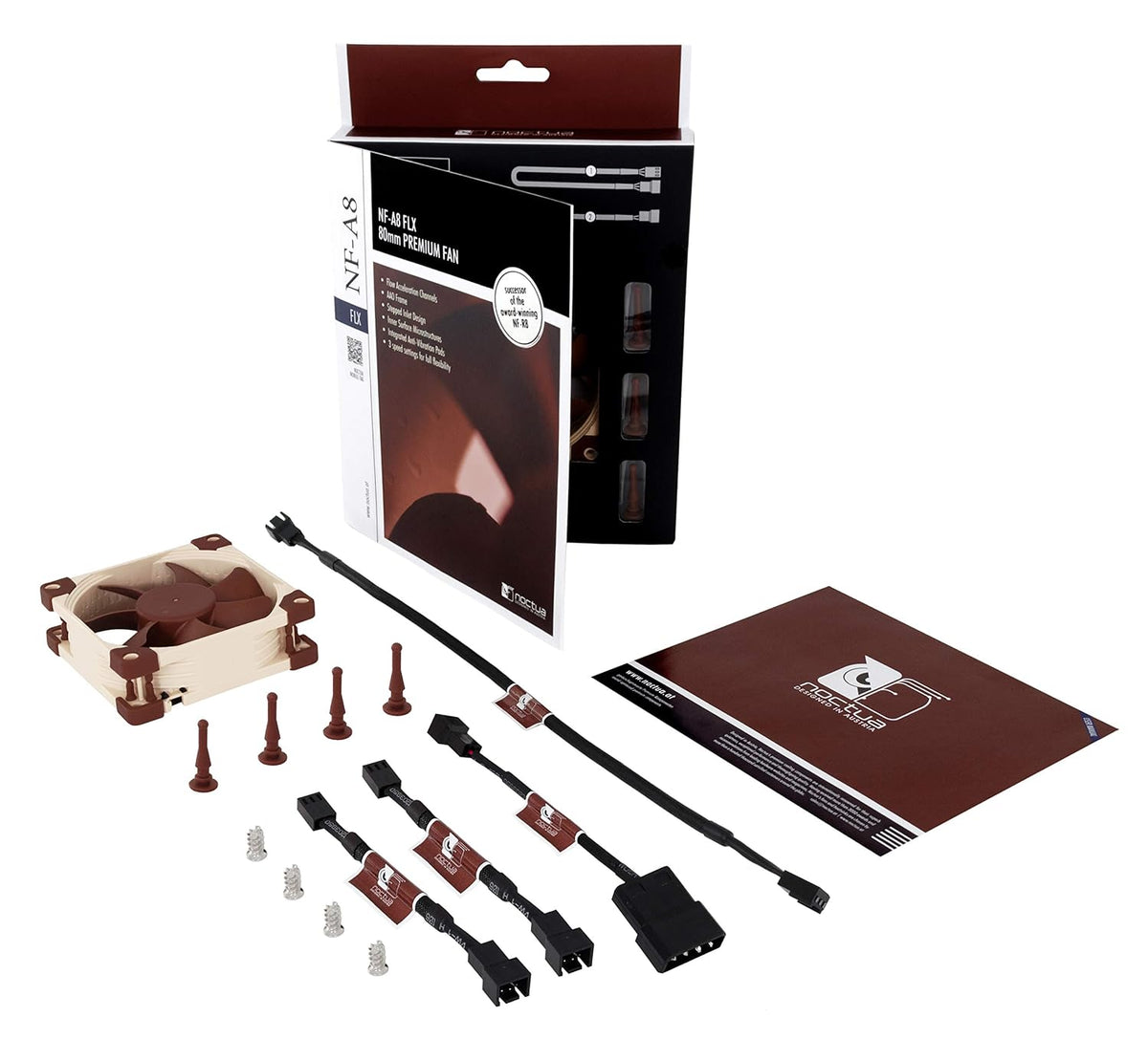 Noctua NF-A8 FLX, High-Performance Quiet Fan 80mm