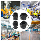 2Sets Polypropylene Cam Lock Fittings for Type D & F 1-2in 2Sets(1.5 inch)