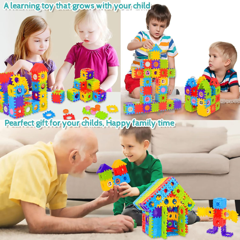 Building Blocks for Toddlers & Kids 180 Pcs Toy Building Sets – STEM Building Toys –Interlocking Building Blocks for